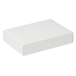 White - Candy Box Lid - Lid - 6-3/8 x 4-3/4 x 1"