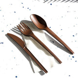 Vegware Veridian Compostable CPLA cutlery kit brown (QTY:250)