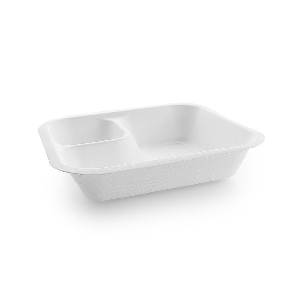 Vegware Gourmet 18 oz Molded Fiber Dipping Tray Base V4 Compostable (QTY 600), SKU V4-GBCC
