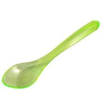 Green - Semi Transparent Wave Spoon - 5.75 (Handle) x 1.25" (W)
