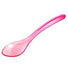 Pink - Semi Transparent Wave Spoon - 5.75 (Handle) x 1.25" (W)
