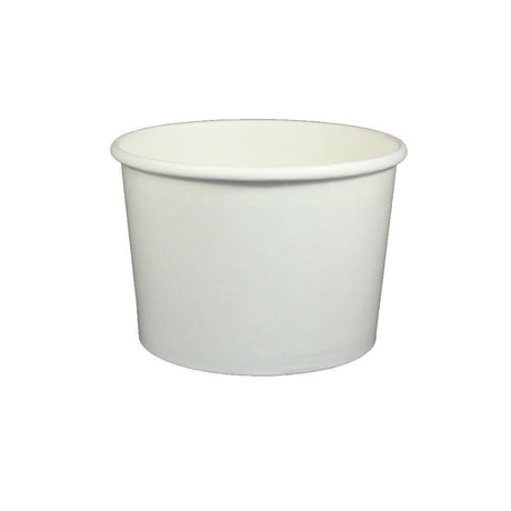 White - Ice Cream Cup - 24 oz