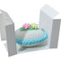 White - Egg Holder Insert - (1/2 lb) 4-5/8 x 3-1/8 x 3-1/8" - Case/50
