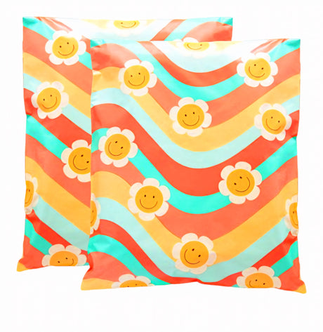 Wavy Daisy Poly Mailers Size 14x17 Spring Poly Mailers