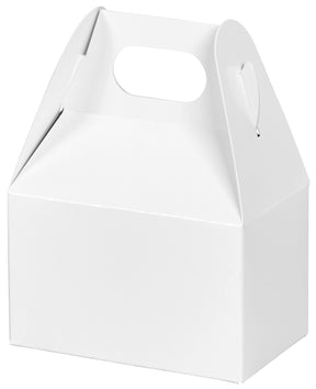 White - Mini Gable Box - 4 x 2-1/2 x 2-1/2"