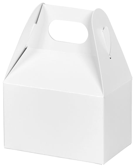 White - Mini Gable Box - 4 x 2-1/2 x 2-1/2"