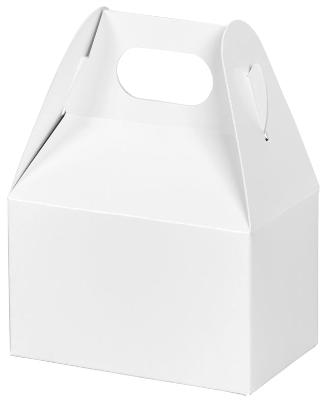 White - Mini Gable Box - 4 x 2-1/2 x 2-1/2"