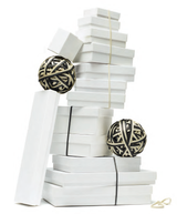 White Swirl - Jewelry Box - Assorted Sizes
