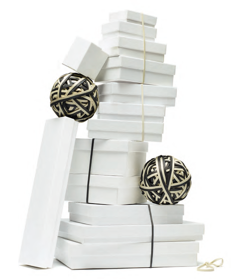 White Swirl - Jewelry Box - Assorted Sizes