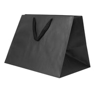 Broadway Black- Twill Ribbon Handle Gift Bag - 16 x 12 x 11"