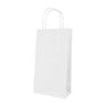 White Kraft - Double Bottle Wine Bag - 6-1/2 x 3-1/2 x 13" (Double Bottle)