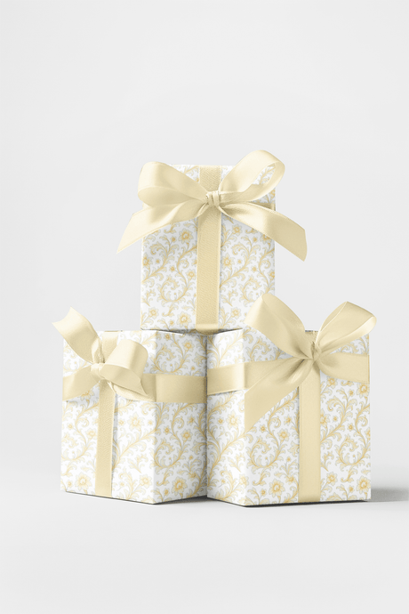 Champagne Baroque - Baroque Filigree Wrapping Paper