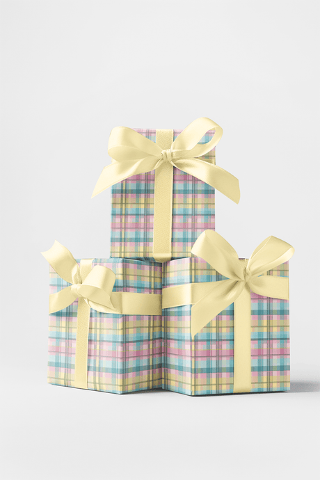Crisp Contours Wrapping Paper