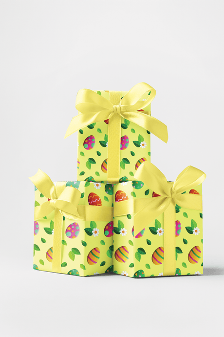 Eggs-actly What You Want, Yellow! Wrapping Paper