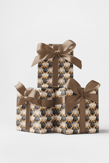 Big Buddy Bullmastiff Wrapping Paper