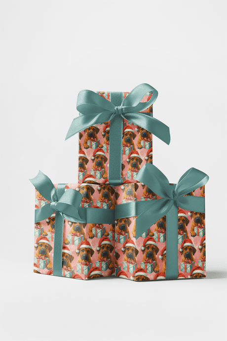 Courage Wrapped in Candlelight - Rhodesian Ridgeback Wrapping Paper