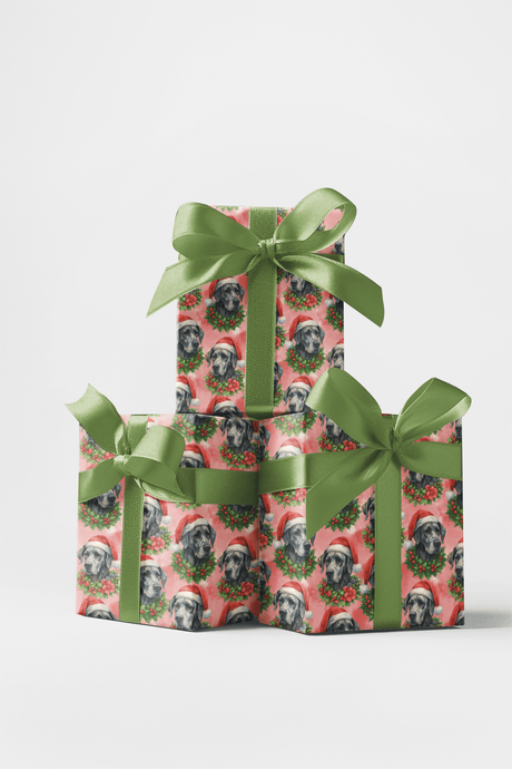 Silent Night, Gentle Giant - Great Dane Wrapping Paper