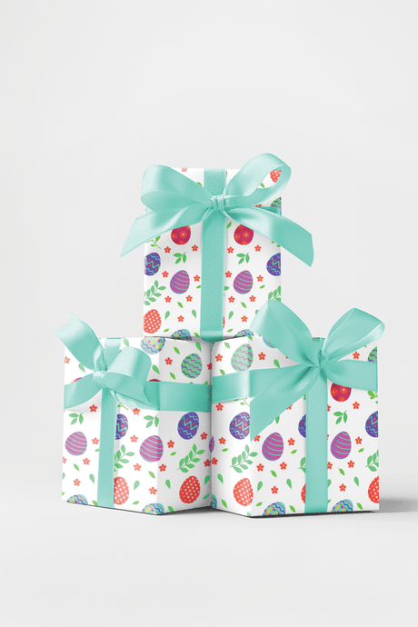 Eggs-actly What You Want 1 - Easter Eggs & Spring Wrapping Paper