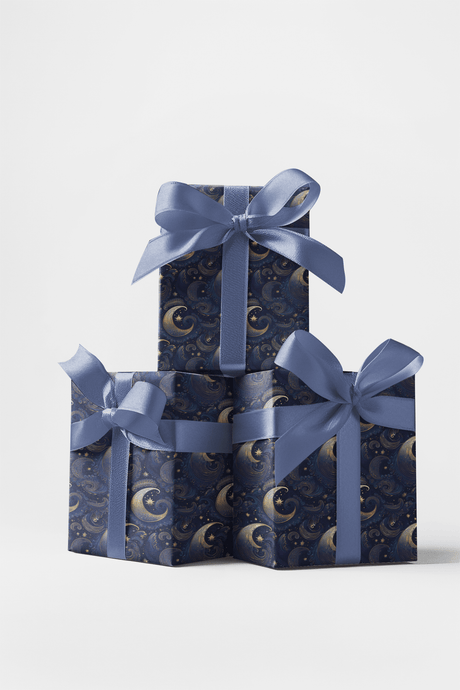 Baroque Constellations - Baroque Filigree Wrapping Paper