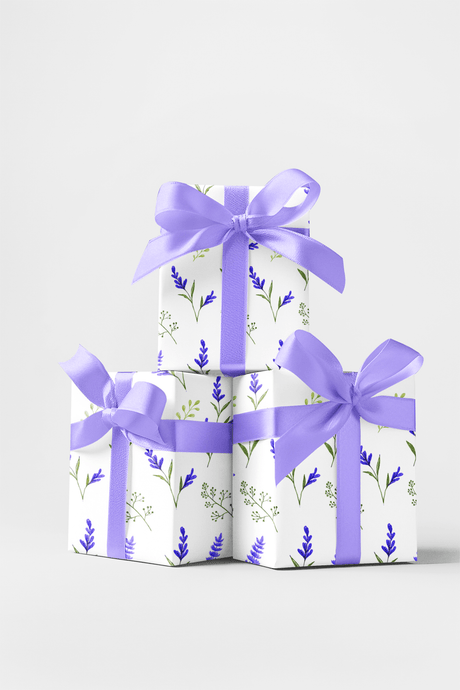 Lavender Love - Lavender Blooms Wrapping Paper