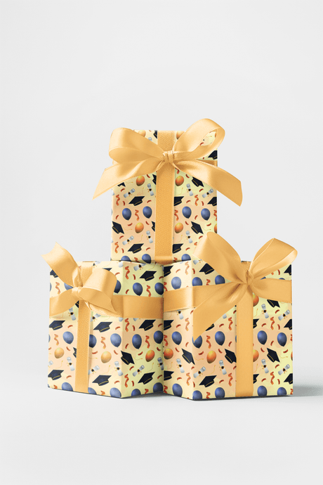 Graduation cap Wrapping Paper