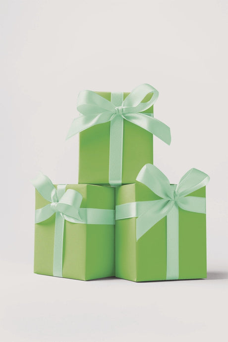 Spring Burst Green Wrapping Paper