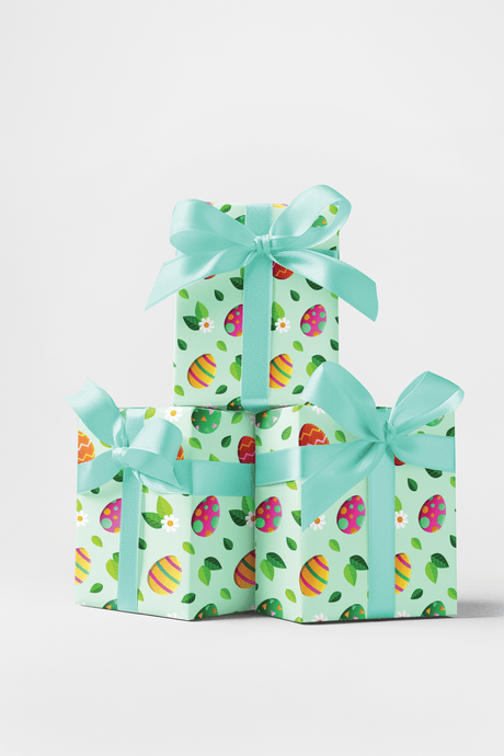 Eggs-actly What You Want 2 - Easter Eggs & Spring Wrapping Paper