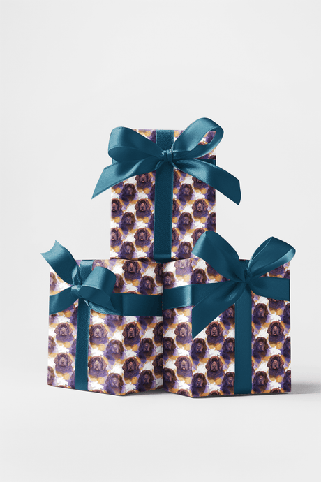 Newfound-land Love - Shetland Sheepdog Wrapping Paper