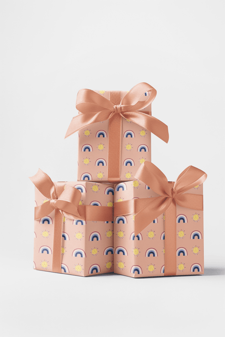 Terracotta Skies - Rainbows & Suns Wrapping Paper