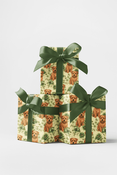Little Norfolk Charm - Norfolk Terrier Wrapping Paper