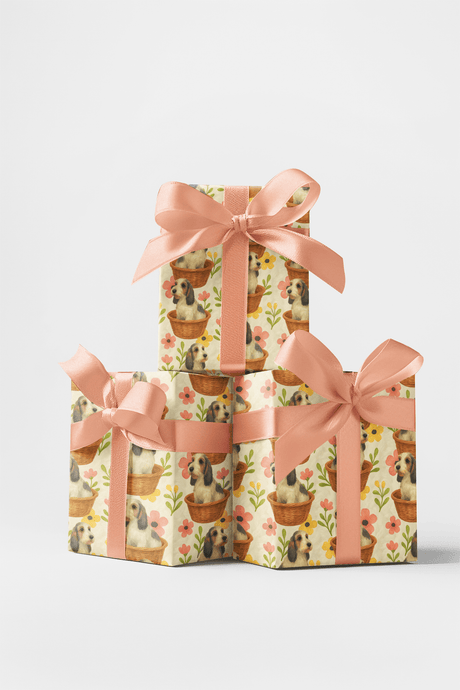 Garden Nest - Petit Basset Griffon Vendéen Wrapping Paper