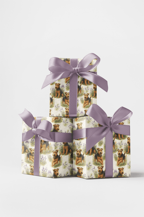 Lively Friends - Lakeland Terrier Wrapping Paper