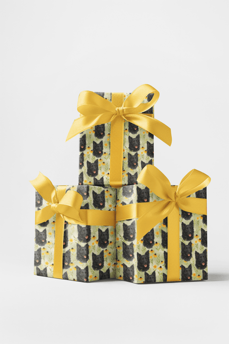 Golden Glow Pup - Mudi Wrapping Paper