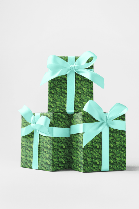 Verdant Baroque - Baroque Filigree Wrapping Paper
