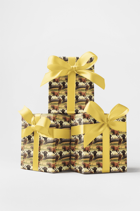 Bouncy Doodle Days - Labradoodle Wrapping Paper