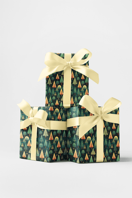 Tinsel Town Treasures - Geometric Pattern Wrapping Paper