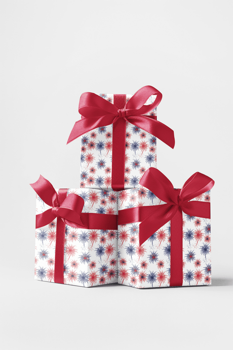 Stars and Sparks Wrapping Paper