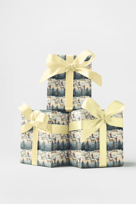 North Pole Nibbles - Reindeer Wrapping Paper