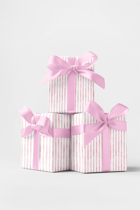 Timeless Loops - Watercolor Stripes Wrapping Paper
