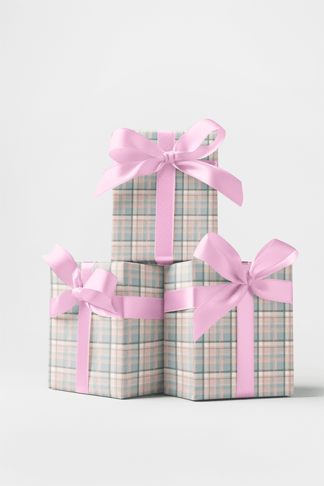 Crosshatch Charm Wrapping Paper