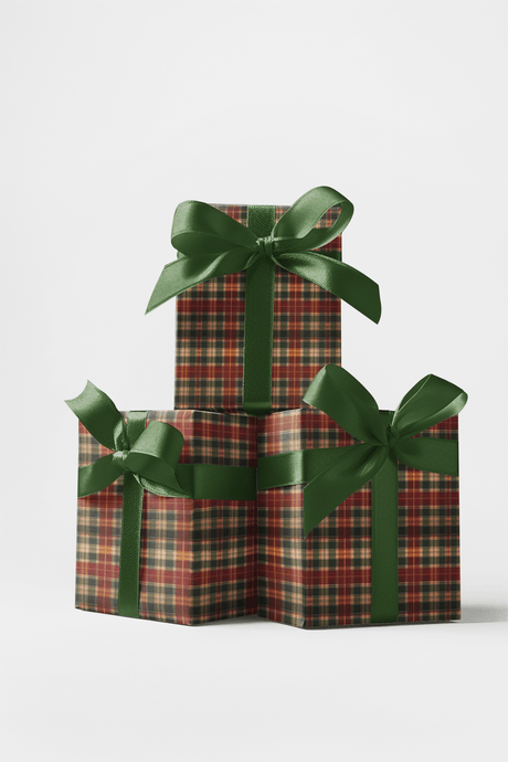 Northwood Tartan - Mediterranean Tiles Wrapping Paper