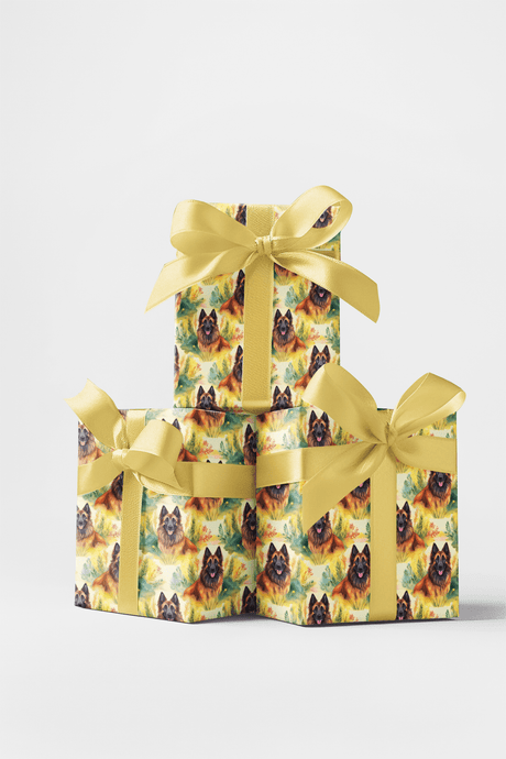 Wind in the Fur - Belgian Tervuren Wrapping Paper