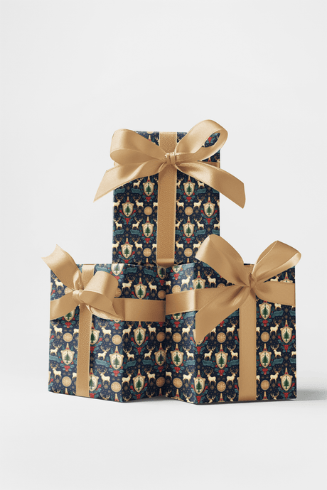 Stag Heraldry Wrapping Paper