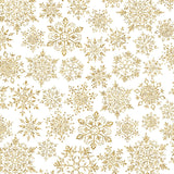 Sparkleflake Gold White - Gift Wrap — primary image