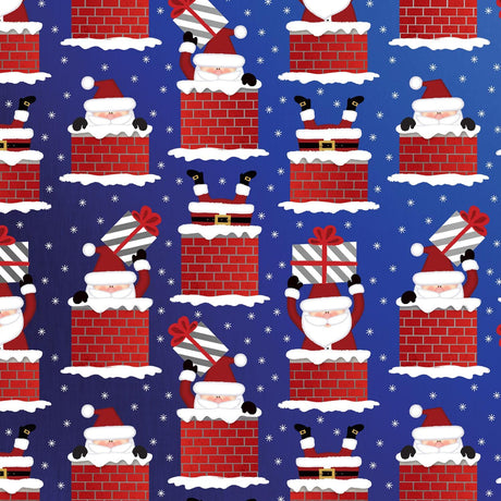 Here Comes Santa - Gift Wrap - Jumbo Roll (30" x 10 ft.)