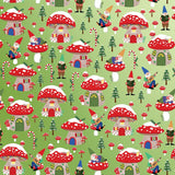 Holiday Gnomes - Gift Wrap - Jumbo Roll (30" x 10 ft.)