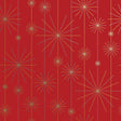 Starburst Red - Gift Wrap - Ream Gift Wrap Roll (30" x 833 ft.)