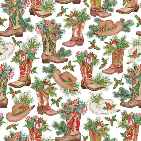 Western Holiday - Gift Wrap - Ream Gift Wrap Roll (30" x 833 ft.)