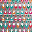 Bright Santa - Gift Wrap - Jumbo Roll (30" x 10 ft.)