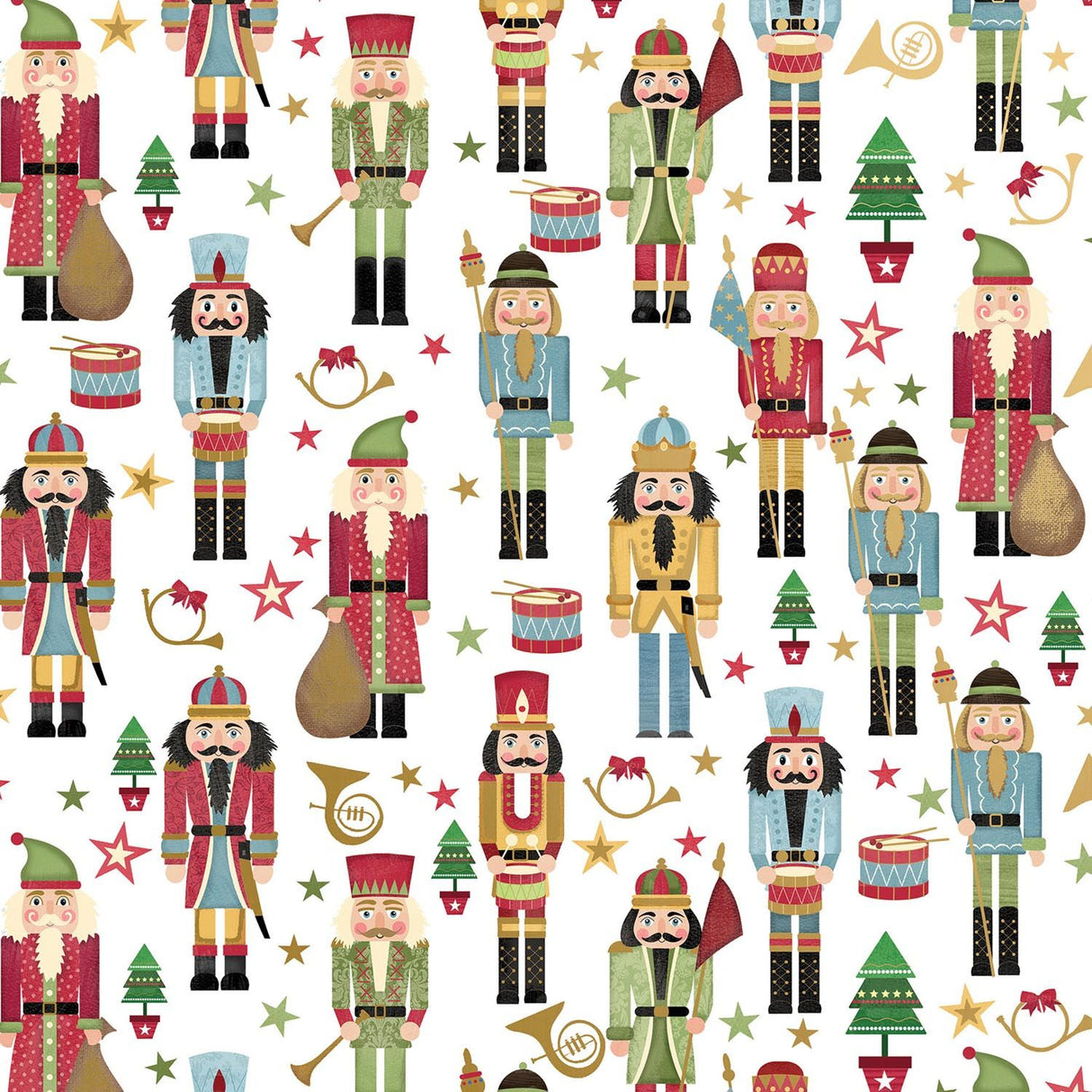 Traditional Nutcracker - Gift Wrap - Ream Gift Wrap Roll (30" x 833 ft.)